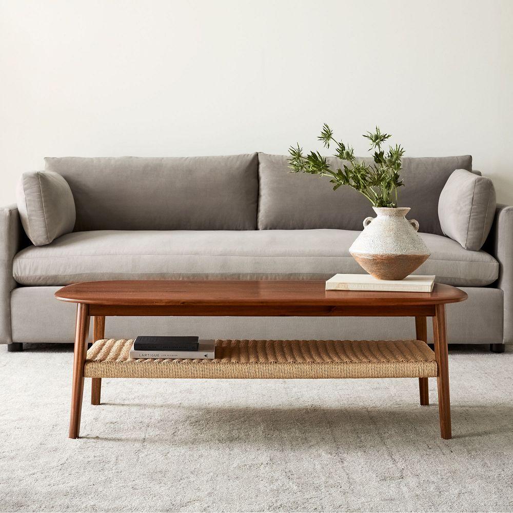 Chadwick Mid-Century Rectangle Coffee Table (122 cm) - West Elm